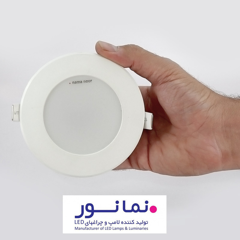 پنل ال ای دی 7 وات نمانور مدل سیلندری برش 8