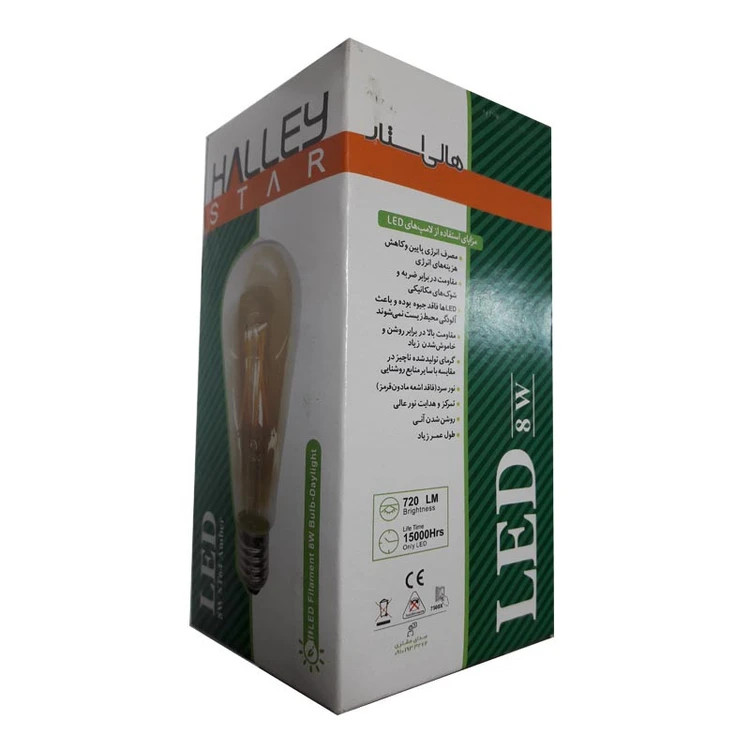 لامپ ال ای دی فیلامنتی 8 وات نمانور مدل DECORATIVE پایه E27