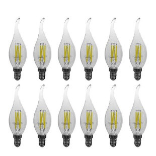 لامپ ال ای دی فیلامنتی 6 وات هالی استار مدل شمعی پایه E14