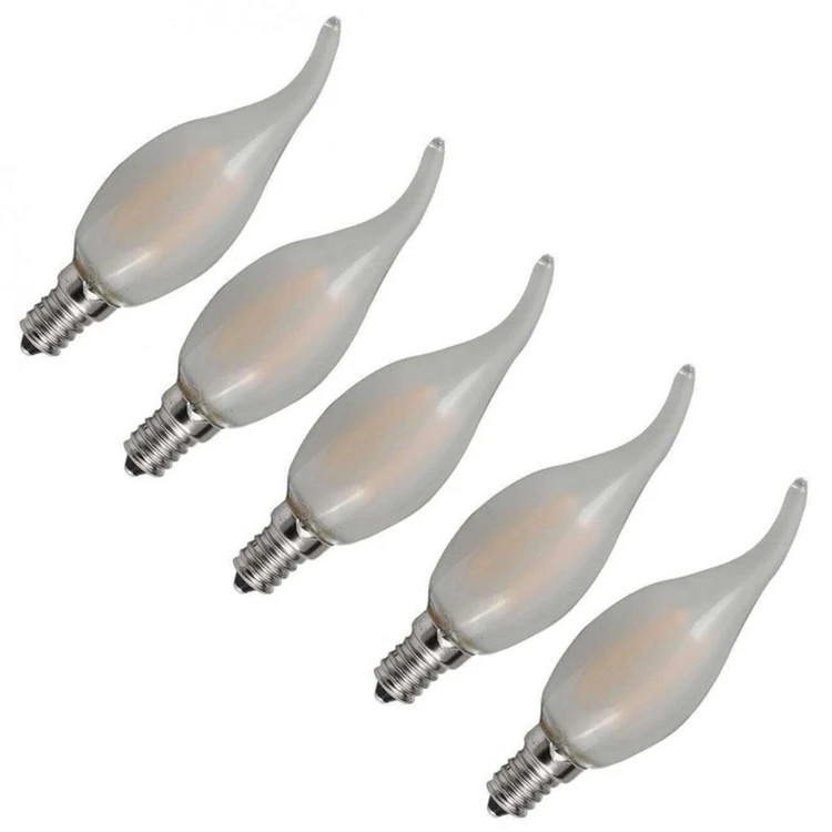 لامپ ال ای دی فیلامنتی 4 وات هالی استار مدل مات پایه E14